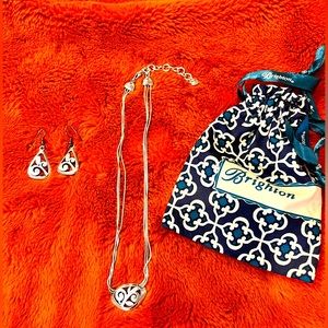 Brighton necklace and earrings